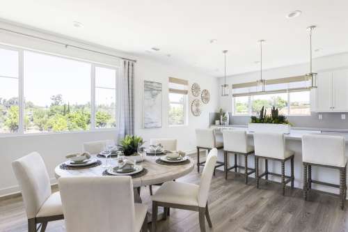 Plan 6 Model Home Dining Nook